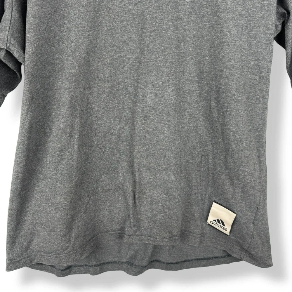 Adidas Big Self All Heart T Shirt Dark Gray Mens Size‎ Large Skater Streetwear